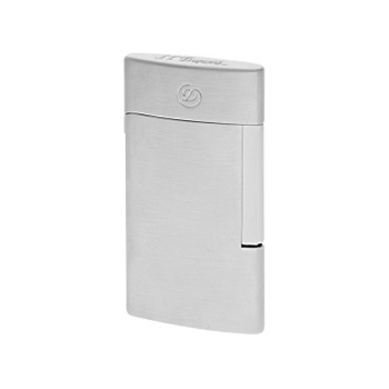 S.T. DUPONT E SLIM LIGHTER CHROME BROSSE LIGHTER