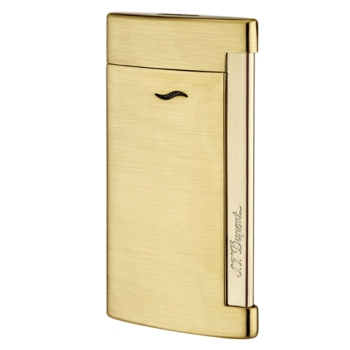 S.T. DUPONT SLIM 7 BRUSHED GOLDEN LIGHTER