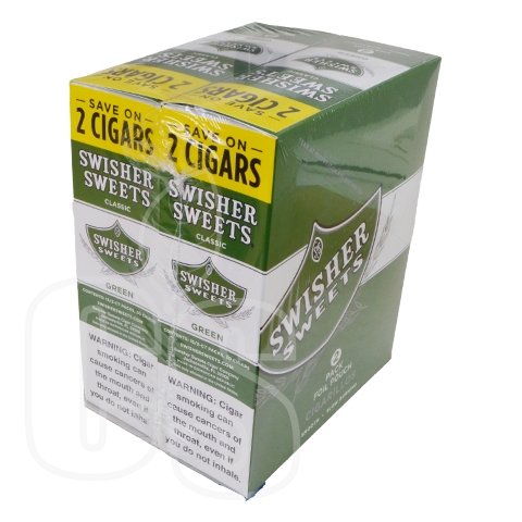 SWISHER SWEETS GREEN SAVE ON 2 CIGARS