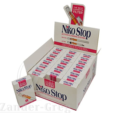 NIKO STOP CIGARETTE FILTERS SMALL 12/30CT