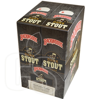 BACKWOODS DARK STOUT SINGLES BOX