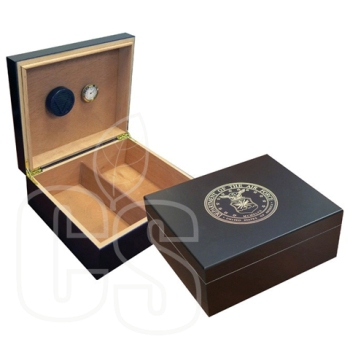PRESTIGE CHALET AIRFORCE BLACK HUMIDOR