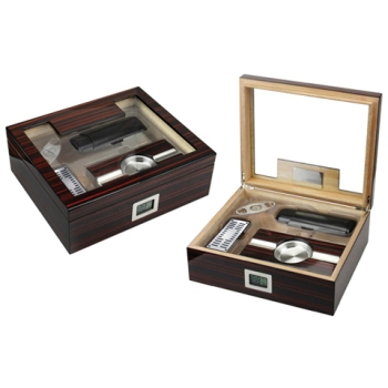 PRESTIGE KENSINGTON GIFT SET HUMIDOR
