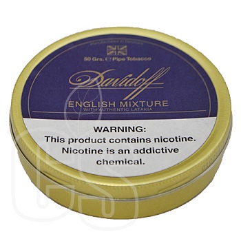 DAVIDOFF ENGLISH MIXTURE PIPE TOBACCO 1.75OZ TIN