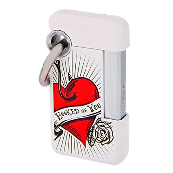 S.T. DUPONT HOOKED TATTOOED HEART LIGHTER