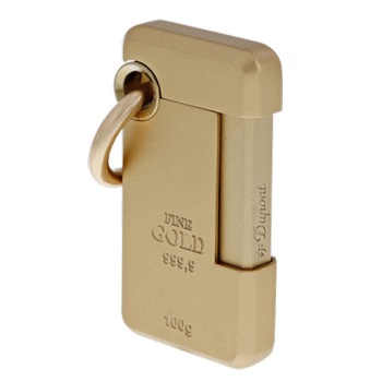 S.T. DUPONT HOOKED FULL GOLD LIGHTER