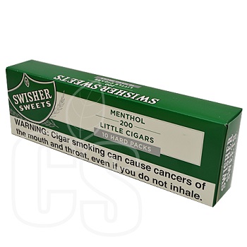 SWISHER SWEETS LITTLE CIGARS MENTHOL HARD PACK