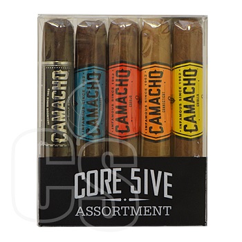 CAMACHO BOLD ASSORTMENT ROBUSTO 5 PACK