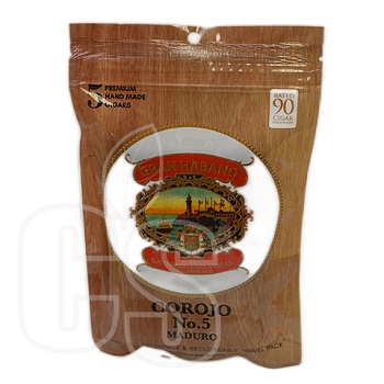 GRAN HABANO COROJO # 5 GRAN ROBUSTO MADURO 5 PACK