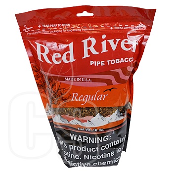 RED RIVER REGULAR PIPE TOBACCO 16 OZ BAG