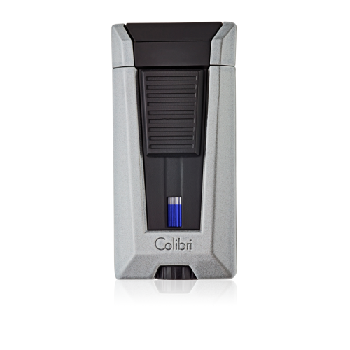 COLIBRI STEALTH 3 TRIPLE JET FLAME METALLIC SILVER AND BLACK-LIGHTER