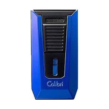 COLIBRI STEALTH 3 TRIPLE JET FLAME LIGHTER BLACK & BLUE