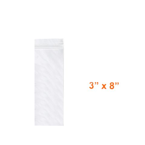 RECLOSABLE POLY BAGS 3' x 8'