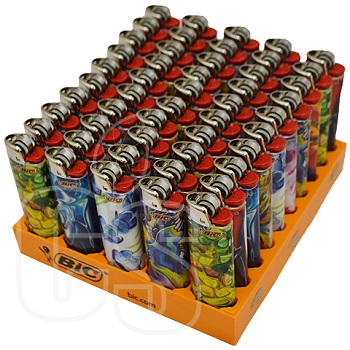 BIC BLOWN GLASS LIGHTER TRAY