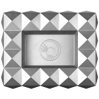 COLIBRI QUASAR ASHTRAY SILVER