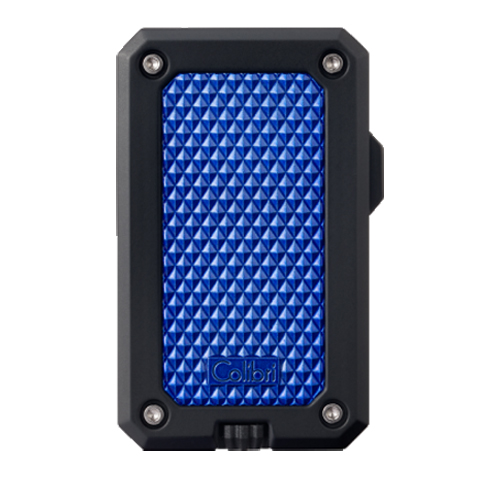 COLIBRI RALLY JET LIGHTER, BLACK + BLUE