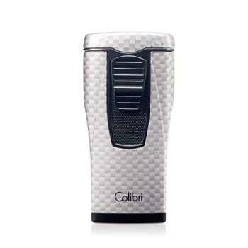 COLIBRI MONACO TRIPLE FLAME SILVER CARBON FIBER PRINT