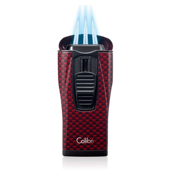 COLIBRI MONACO TRIPLE FLAME RED CARBON FIBER PRINT