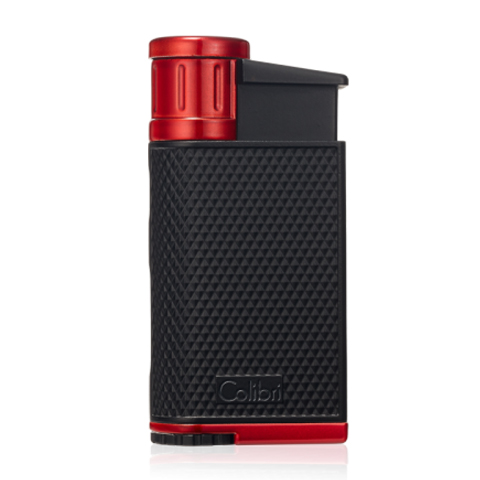 COLIBRI EVO SINGLE JET LIGHTER BLACK + RED