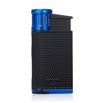 COLIBRI EVO SINGLE JET LIGHTER BLACK + BLU