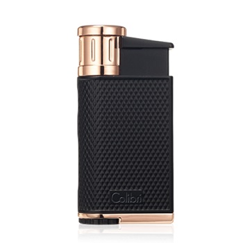 COLIBRI EVO SINGLE JET LIGHTER BLACK + ROSE