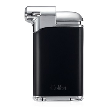 COLIBRI PACIFIC AIR PIPE LIGHTER, BLACK CHROME