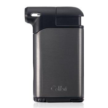 COLIBRI PACIFIC AIR PIPE LIGHTER, GUNMETAL BLACK