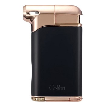 COLIBRI PACIFIC AIR PIPE LIGHTER, BLACK ROSE