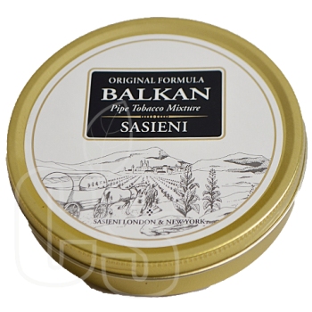 BALKAN SASIENI PIPE TOBACCO TIN