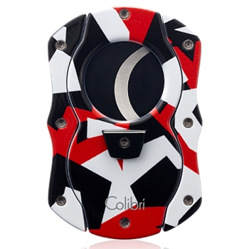 COLIBRI CAMO CUT CIGAR CUTTER, RED