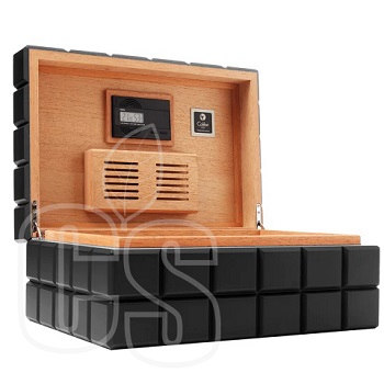 COLIBRI HERITAGE BLACK 14" HUMIDOR