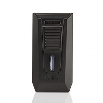 COLIBRI SLIDE DOUBLE JET LIGHTER MATT BLACK