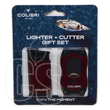 COLIBRI EVO+S-CUT, RED CARBON FIBER, CLAMSHELL