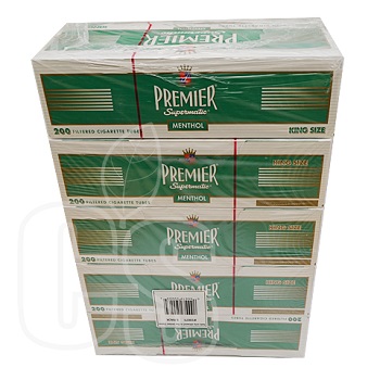 PREMIER MENTHOL KING FILTERED CIGARETTE TUBES (5PK)
