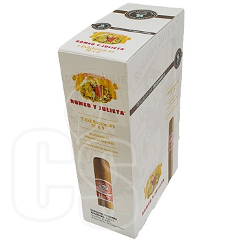 ROMEO Y JULIETA 1875 # 3 EXHIBICION 5 PACK