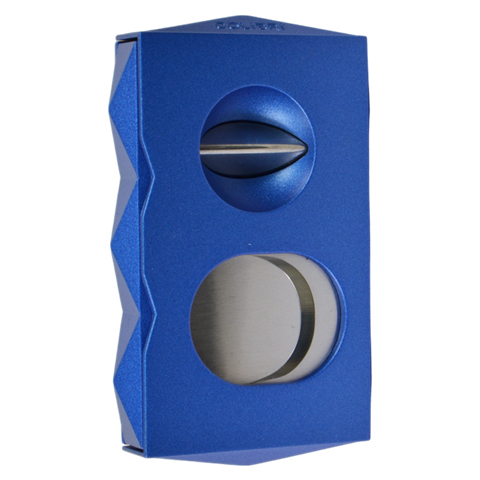 COLIBRI QUASAR SV-CUT CIGAR CUTTER, BLUE