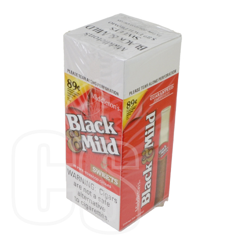 MIDDLETON'S BLACK & MILD SWEETS .89 BOX
