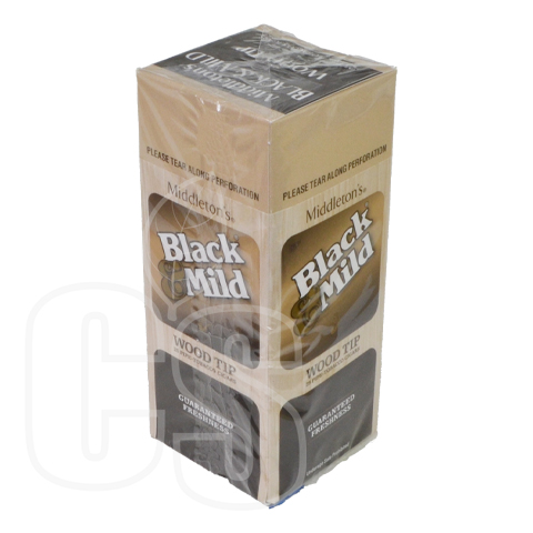 MIDDLETON'S BLACK & MILD WOOD TIP BOX