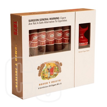 ROMEO Y JULIETA 1875 EXHIBICION #3 - 6 CIGARS SAMPLER
