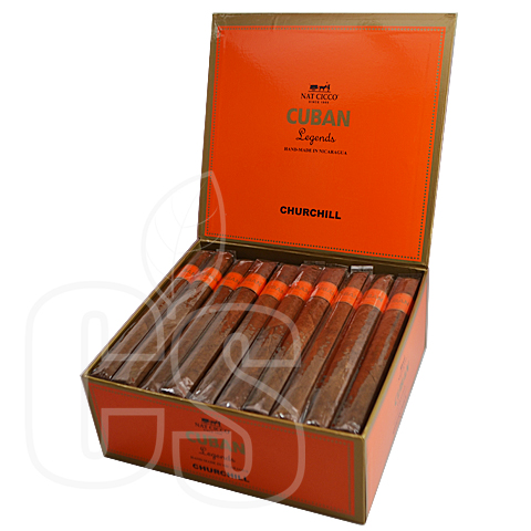 NAT CICCO CUBAN LEGENDS CHURCHILL NATURAL BOX