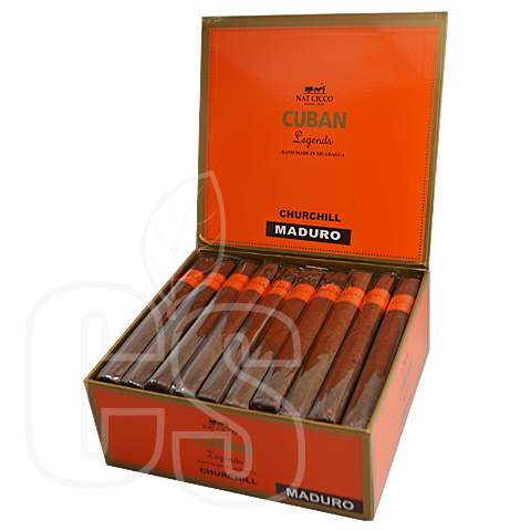 NAT CICCO CUBAN LEGENDS CHURCHILL MADURO BOX