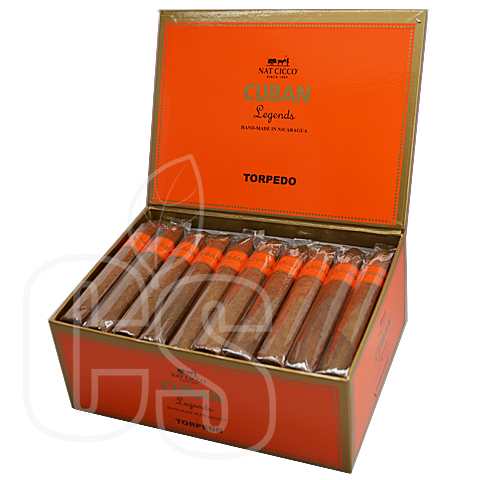 NAT CICCO CUBAN LEGENDS TORPEDO NATURAL BOX