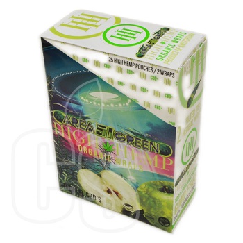 HIGH HEMP WRAPS AREA 51 GREEN