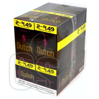 DUTCH MASTERS CIGARILLOS 2/$1.49 BERRY FUSION