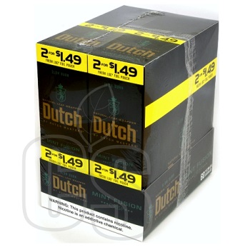 DUTCH MASTERS CIGARILLOS 2/$1.49 MINT FUSION