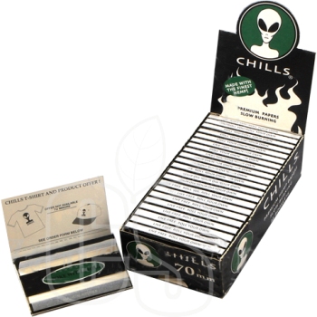 CHILLS CIGARETTE PAPER 70 MM