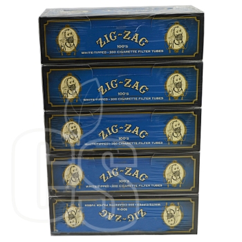 ZIG-ZAG 100'S CIGARETTE FILTER TUBES WHITE