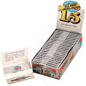 JOB 1.5 SILVER CIGARETTE PAPERS