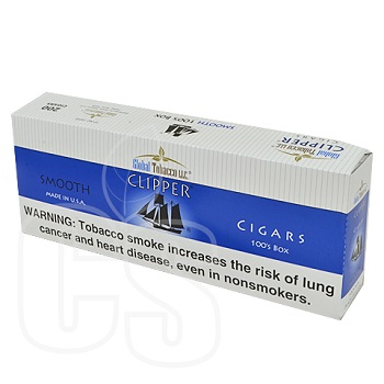 CLIPPER 100'S BLUE SMOOTH CIGARS