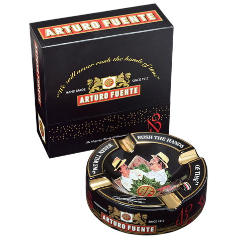 ARTURO FUENTE HANDS OF TIME BLACK ASHTRAY